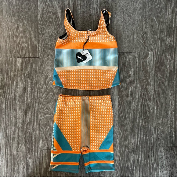 NWT Fashion Nova Kids Two-Piece Swimsuit Size 2T - Picture 1 of 5